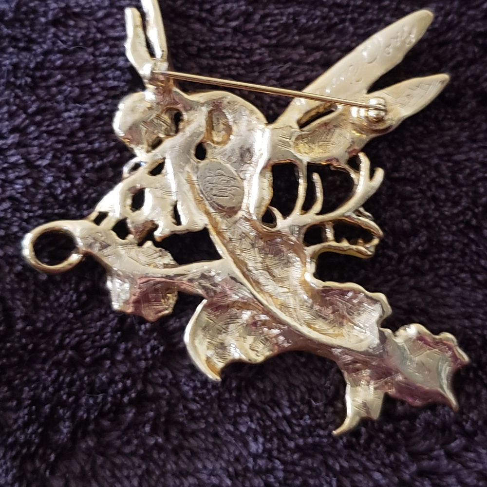 Vintage Kirk's Folly Morning Glory Brooch - Picture 6 of 10